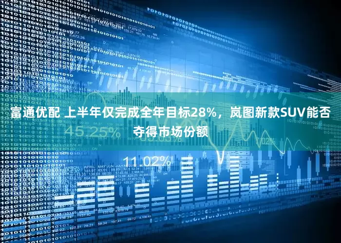 富通优配 上半年仅完成全年目标28%，岚图新款SUV能否夺得市场份额